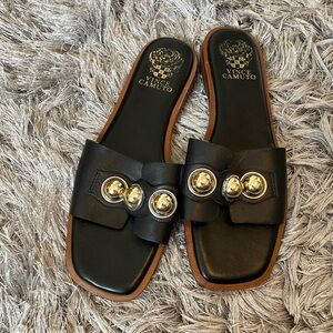 Gently used Vince Camino black sandals
